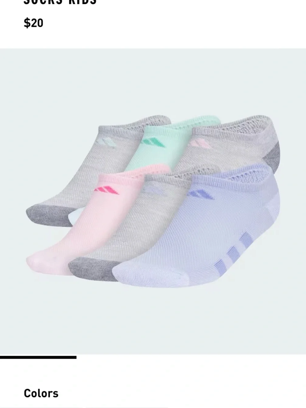 Girls Adidas Socks